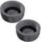 Lyeteung 2 Pezzi G1-1/4 Tappi Tubi in PVC Rotondi Filettatura Femmina, Tappo Filettato in PVC, Tappo di Chiusura Lavatrice, con Rondella in Gomma, per Sigillare Giunti Estremità dei Tubi, Grigio