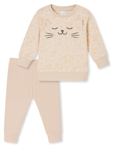 Schiesser Baby Mädchen Langer Schlafanzug Zweiteiler - 183248