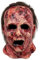 Csafyrt Scary Maske Realistische Latexmaske mit blutigen Narben 10x11x11.8 Halloween Horror verdrehtes Gesicht gruselig mit Lüftungslöchern für Halloween Cosplay Party Prippe