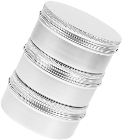 Anneome 3 Stück Storage Boxes aufbwahrungs-Box ablageboxen süßwaren Box seifenbox Tabletts Halter Kekse Dose Behälter Korb Aufbewahrungsdosen aus Metall Verpackungskoffer Aluminium Silver