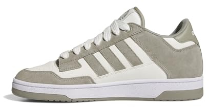 adidas Unisex Rapid Court Low, Silver Pebble/Cloud White/FTWR White, 40 EU