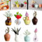 8Pcs Mini Vase Magnets for Fridge,Cute Mini Bud Vases Magnetic,Refrigerator Magnets,Funny Magnetic Flower Vases 3D Plant Magnets for Refrigerator Decoration Kitchen Locker Office ﻿ ﻿ ﻿ ﻿ (8Pcs)
