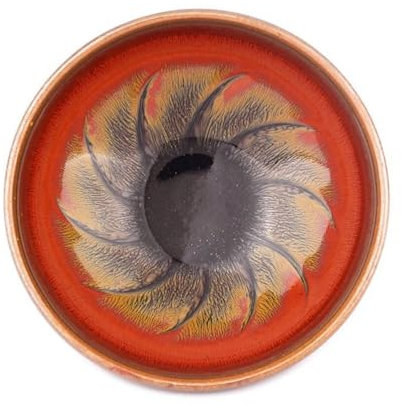 ENSDIEPLS Hantverket av jianzhan har gått i arv i tusentals Lotus Jianzhan tasse à thé Lotus bouche plate tasse haut de gamme maître service à thé