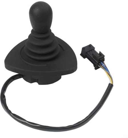 Zilimontt Mango de controlador 7919040042 para montacargas Linde Joystick Interruptor de control Pieza de repuesto compatible con modelos LINDE 335 336-2, material ABS negro