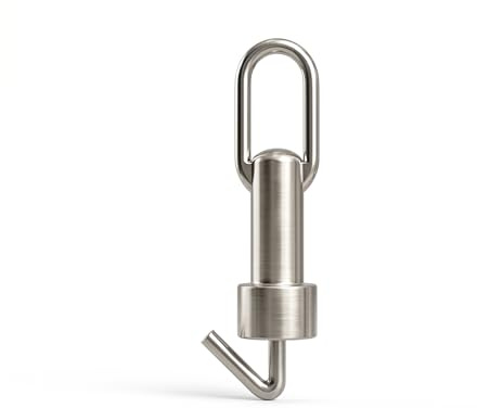 YD Tailgate Vent Lock – Stainless Steel Pet Ventilation Car Door Lock -Rustproof Latch Hook Dog Guard for Car Boot/Trunk Lid – for Cars, Hatchbacks, Vans & SUVs – (4 inch)