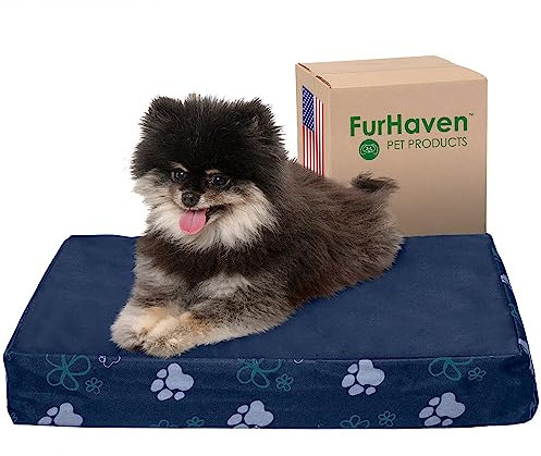 furhaven Memory Foam Matratze Haustierbett für Hunde und Katzen