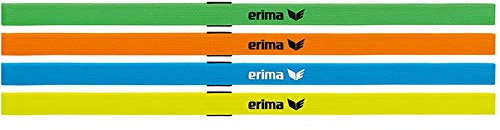 Erima Haarband Black Series 4er Set Bunt gruenorangeblaugelb, One Size Ohne Geschlecht