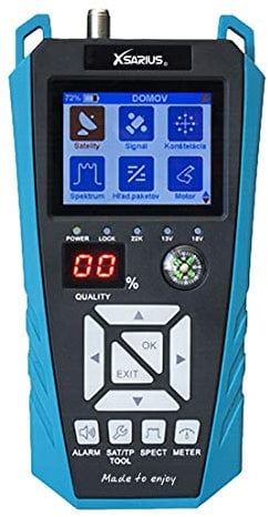 Xsarius Satmeter HD Easy Pro Ultra DVB-S2 / S2X Profi Messgerät