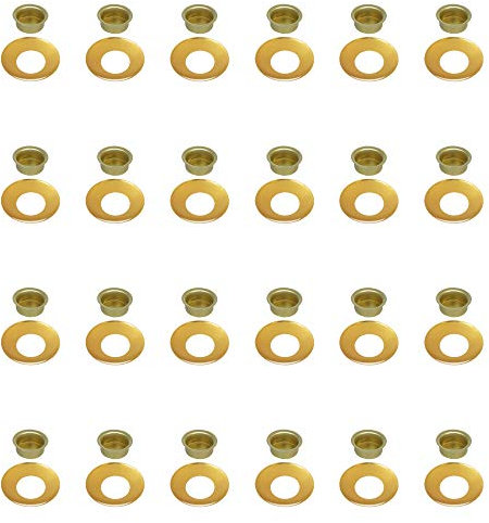 Auswahl Sorte + Menge - Kerzentülle Kerzeneinsatz Kerzenhalter Tropfenfänger aus Metall, für Baumkerzen, Puppenkerzen, Pyramidenkerzen Tafelkerzen u. Teelichter - 24 Stück Tülle + Tropfenfänger 22 mm