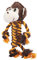 Pet Plush Toy, Bite Resistant Dog Toy, Animal Toy Cartoon Plush Cotton Rope for Dog Pet(monkey)