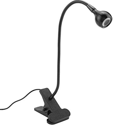 Greensen LED Klemmleuchte Leselampe Clip Light Schreibtischlampe Leselicht Dimmbar Leselampe Buch Klemme für Nacht Lesen Büro Buch Bett Schreibtischlampe(Schwarz)
