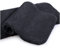 Badematte Rutschfest 2er Pack Badteppich Verdickt Badezimmerteppich Weich Badeteppich Flauschige Mikrofaser Badvorleger, Supersaugfähig, Maschinenwaschbar, Schnell Trocknend - 50 x 80cm (Schwarz)