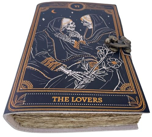 URBAN LEATHER Baphomet Tagebuch Zauberbuch Buch der Schatten Magie Zaubersprüche Wiccan Hexerei, Ungefüttert