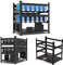 Mining Rig Frame - 3 Layers 12 GPU Steel Mining Case Bitcoin Ethereum ETH Rack Dual Power Motherboard Bracket Computer Case Miner Frame-Rack…