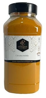 Cúrcuma molida Bote 500 grs Sin Gluten