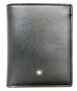 Montblanc Meisterstück Kompakte Brieftasche 6 cc aus Leder in der Farbe Schwarz, Maße: 11cm x 9cm x 1cm, 129677
