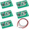 Youmile 5 pièces 12V Module de capteur de commutateur tactile capacitif TTP223 Module de touche tactile à bouton-poussoir DC 6-20V 3A avec câble pour voitures et motos modifiées, lumières LED, etc.