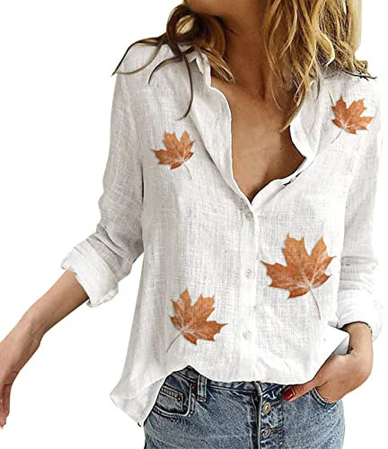 Damen blusen Sommer Merry Christmas T-Shirt Frauen Rot Plaid Weihnachtsbaum Shirt Hirsch Muster Aufdruck Langarm Rundhals/RollkSpleißen Tops Wichtel Druck T-Shirt Kapuzenpullover Sweartshirt L