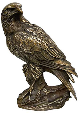 Adler Skulptur Dekoration, Adler Bronze Skulptur Modell Metall Handwerk Home Schreibtisch Retro Kreative Sammlung Dekoration Good
