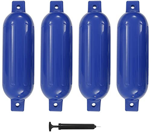 INLIFE Bootsfender 4 STK. Blau 51 x 14 cm PVC,4.2kg,92377