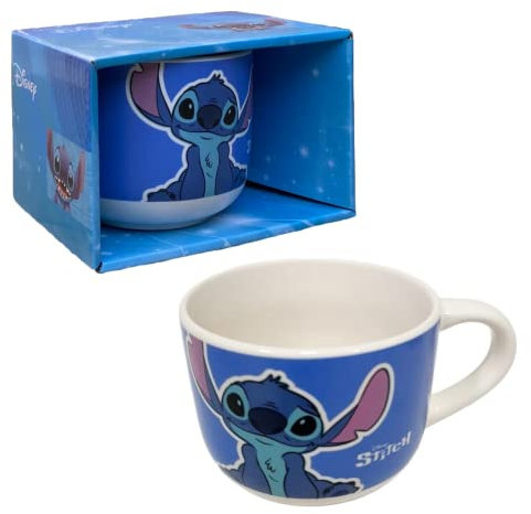 Disney Stitch Tazza da Caffè, Tazza Ceramica, Tazza Design Stitch Classico, Regalo Stitch per Adulti e Adolescenti