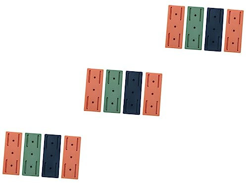 Alipis 12 STK Aufbewahrung Von Draht Platten Stanzfreier Adapterfixierer Steckdosenleiste Stromschienenhalter Durchschlagfreier Steckschlüsselhalter Acrylkleber Aufhänger Schreibtisch