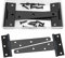 YIXISI 2 Stück 125mm T-Scharnier, Dreieck Scharniere, Metall T-Förmige Türscharniere mit 14 Stück Schrauben, für Holztüren, Zäune, Gartentor, Schuppentüren, Fenster, Schwarz