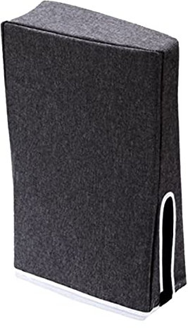 ASHATA Ashata6bqmyzse8r-11 Staubschutz für Spielekonsolen, Oxford Stoff, Schwarz, Vertikaler Staubschutz
