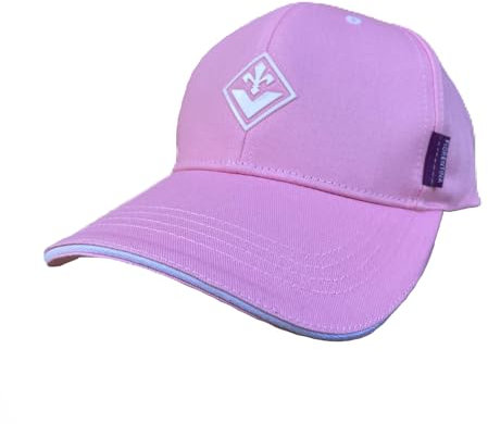 Cappello Fiorentina Ufficiale Rosa Donna Ragazza Cappellino Berretto con Visiera CAPFIROS