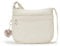 Kipling ARTO Sac à bandoulière de taille moyenne, Beige Pearl (Blanc)