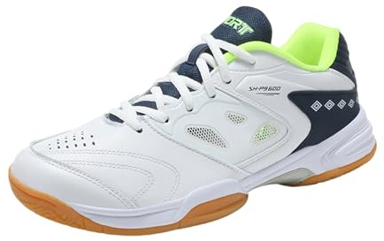 Kraftpaid Scarpe Pallavolo Leggere,Scarpe da Pallavolo Unisex,Scarpe da Allenamento da Tennis,Antiscivolo Ping Pong Scarpe,Scarpe Pallavolo Leggere Adatte A Pallamano,Badminton E Altri Sport Indoor