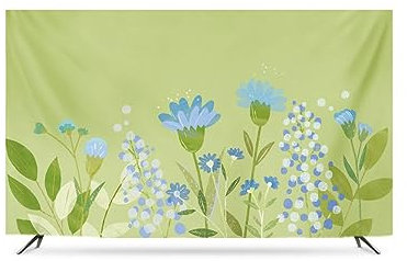 Wandbehang/gebogener Bildschirm/LCD-tv-staubschutz/tv-Abdeckung 32-86 Zoll Wohnzimmer- Und Schlafzimmerdekoration, Wohnaccessoires(Size:78in,Color:B)