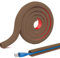 Flexibler Klein Kabelkanal Kabelbrücke Boden, Fussboden Kabelkanal Frei Abnehmbar, 3.0mx15mm Schlauchbrücke Boden Kabelabdeckung,Kabelkanal Boden Kabelschutz für Haus,Hotel,Büro,Lager,etc.(Braun)