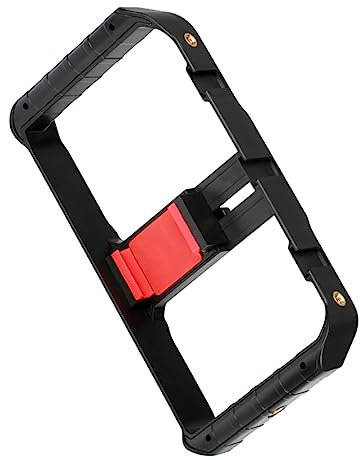 HOMSFOU Stabilizzatore Video Per Smartphone Gabbia e Impugnatura Ergonomica, Accessorio Per Riprese Mobili Stabili e Riduzione Vibrazioni, Adatto Per Videomaker e Streaming Gratuito
