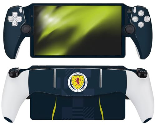 Head Case Designs Offizielle Scotland National Football Team Home 2024/25 Bausätze Vinyl Haut Aufkleber Abziehbild Abdeckung kompatibel mit Sony PS5 Playstation PS Portal