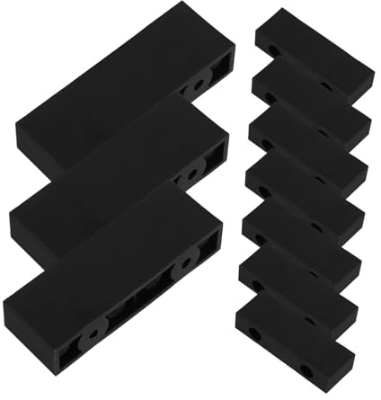 Lurrose 10pcs Vertical Window Locks Window Stopper Wedge No Drilling for Secure Sliding and Patio Door Access