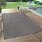 Paco Home In- & Outdoor Teppich Balkon Terrasse Küchenteppich Gartenteppich Modern, Grösse:200x280 cm, Farbe:Grau 12