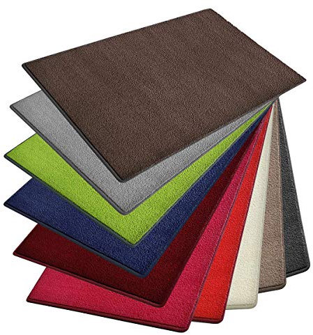casa pura Teppich Noblesse | viele Größen | mit GUT-Siegel | flauschig getufteter Flor in modernen Farben | für Wohnzimmer, Schlafzimmer, Jugendzimmer (braun, 200x300 cm)