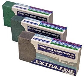 Proops Set of 3 Extra Fine Garryflex Blocks, 320, 400 and 600 Grit Abrasive Cleaners. (M9279) Free UK Postage.