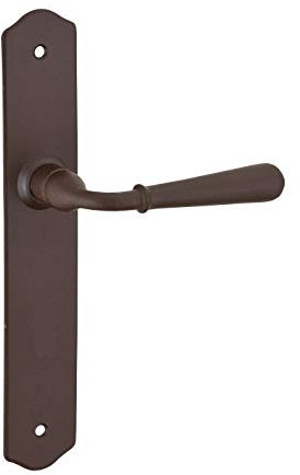 THIRARD - Ensemble de Poignées pour Porte Intérieure Charon - Acier Rouillé - Design Esthétique - Carré 7 mm - Entr'Axes 195 mm - Usage Pratique - Gris