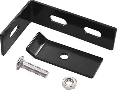 Tidyard 10 Sets Doppelstabmattenzaun Zaun Wandverbinder Wand-Verbinderset Eckverbinder Eckverbinder,Verzinkter Stahl + Edelstahl