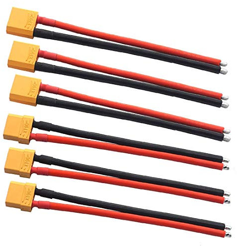 FLY RC 3 Paar XT90 Stecker Männlich Weiblich Stecker Silikondraht für RC Lipo Batterie FPV Drone