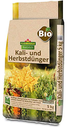 Bio Kali- und Herbstdünger | für Fruchtbildung und Ausreifung der Früchte | für Widerstandsfähigkeit gegenüber Trockenheit und Frost
