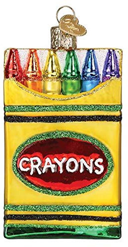 Old World Christmas Ornaments Box Of Crayons Glass Blown Ornaments for Christmas Tree