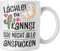 Trendation Lächle Du Kannst Sie Nicht Alle Anspucken Tasse Llama Lama Alpaka Kaffeetasse mit Spruch Lustige Tasse (Weiß)