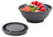 Coolinato Faltbare Schüssel aus Silikon, 16 cm, grau, Faltschüssel zum Aufbewahren, Servieren und Frischhalten, Obst und Müsli Schüssel für Küche und Camping