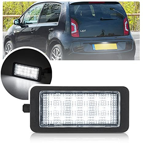 Nslumo 1pcs LED Kennzeichenbeleuchtung für up! E-up! Für Seat Mii e-Mii Für Skod.a Citigo E-Citigo Für Seat Ibiza IV 6J/6P Led Rückleuchten