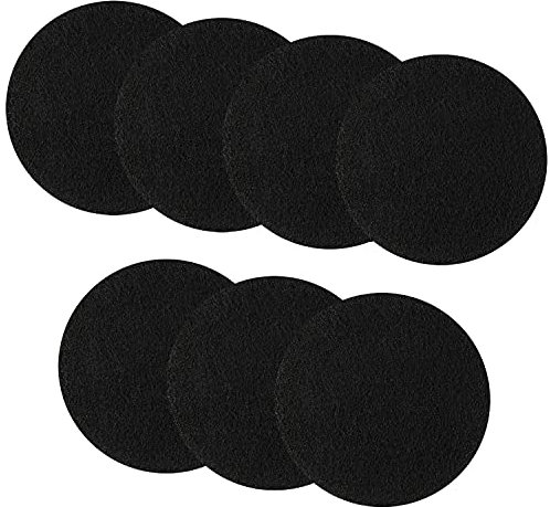 7 Pack Compost Bin Charcoal Filters Round Indoor Kitchen Compost Bucket Activated Charcoal Filters Replacements Sheets ( 6.7 Inch )