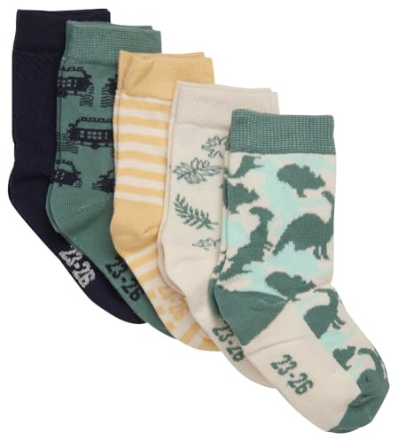 MINYMO 5-Pack Unisex Kinder Socken mit Muster