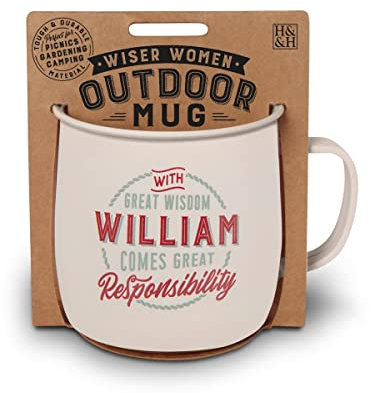 History & Heraldry Personalisierte Outdoor-Tasse (William)